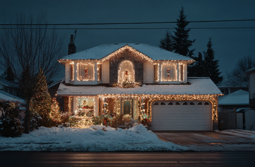 Cost-Effective Holiday Lighting Ideas for Energy-Smart Canadians