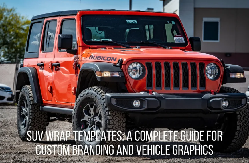 SUV Wrap Templates: A Complete Guide for Custom Branding and Vehicle Graphics